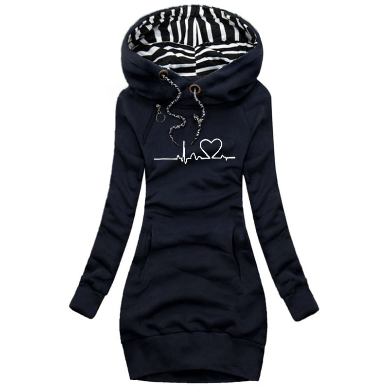 Anna-  Hoodie Jurk