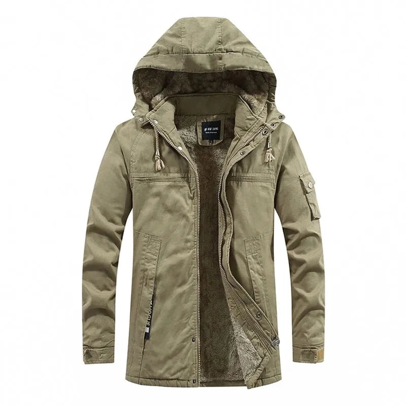 Jack- Lange Warme Winterjas voor Heren