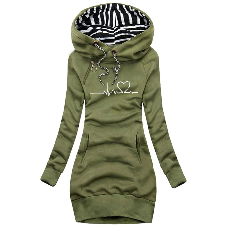 Anna-  Hoodie Jurk