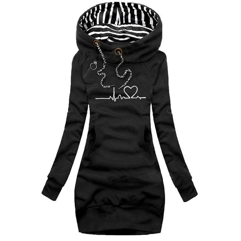 Anna-  Hoodie Jurk