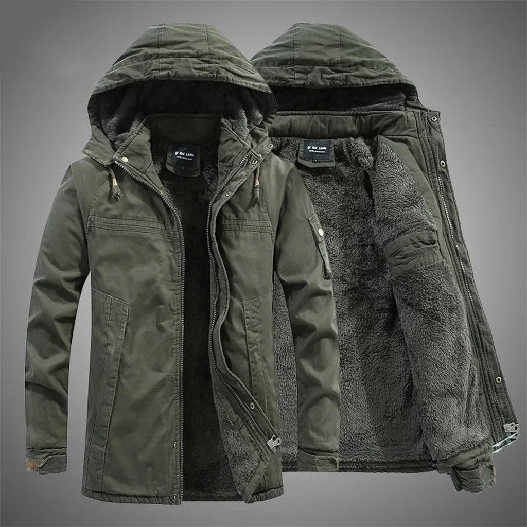 Jack- Lange Warme Winterjas voor Heren