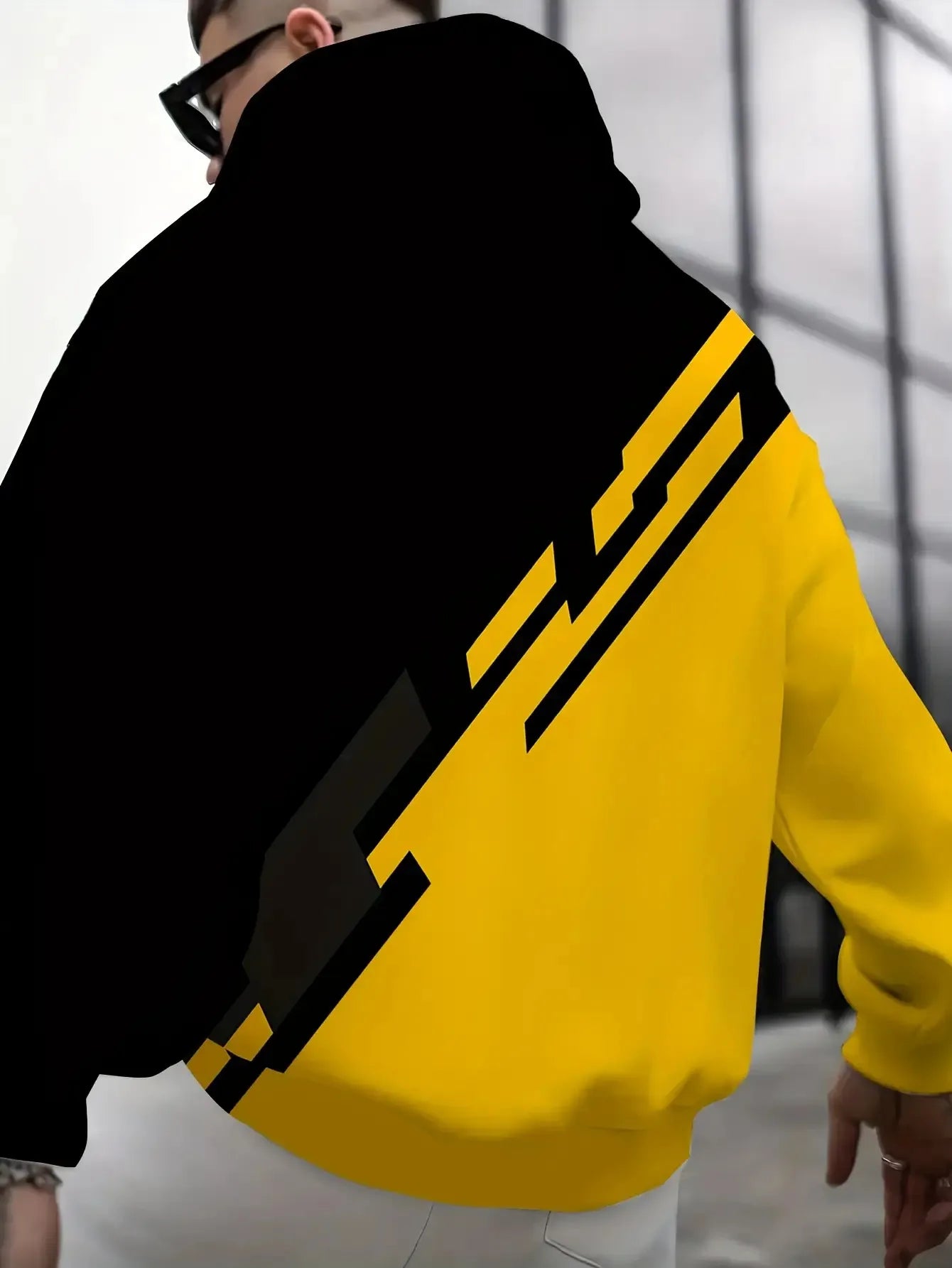 Heren Hoodie Colorblock – Sportieve Casual Look