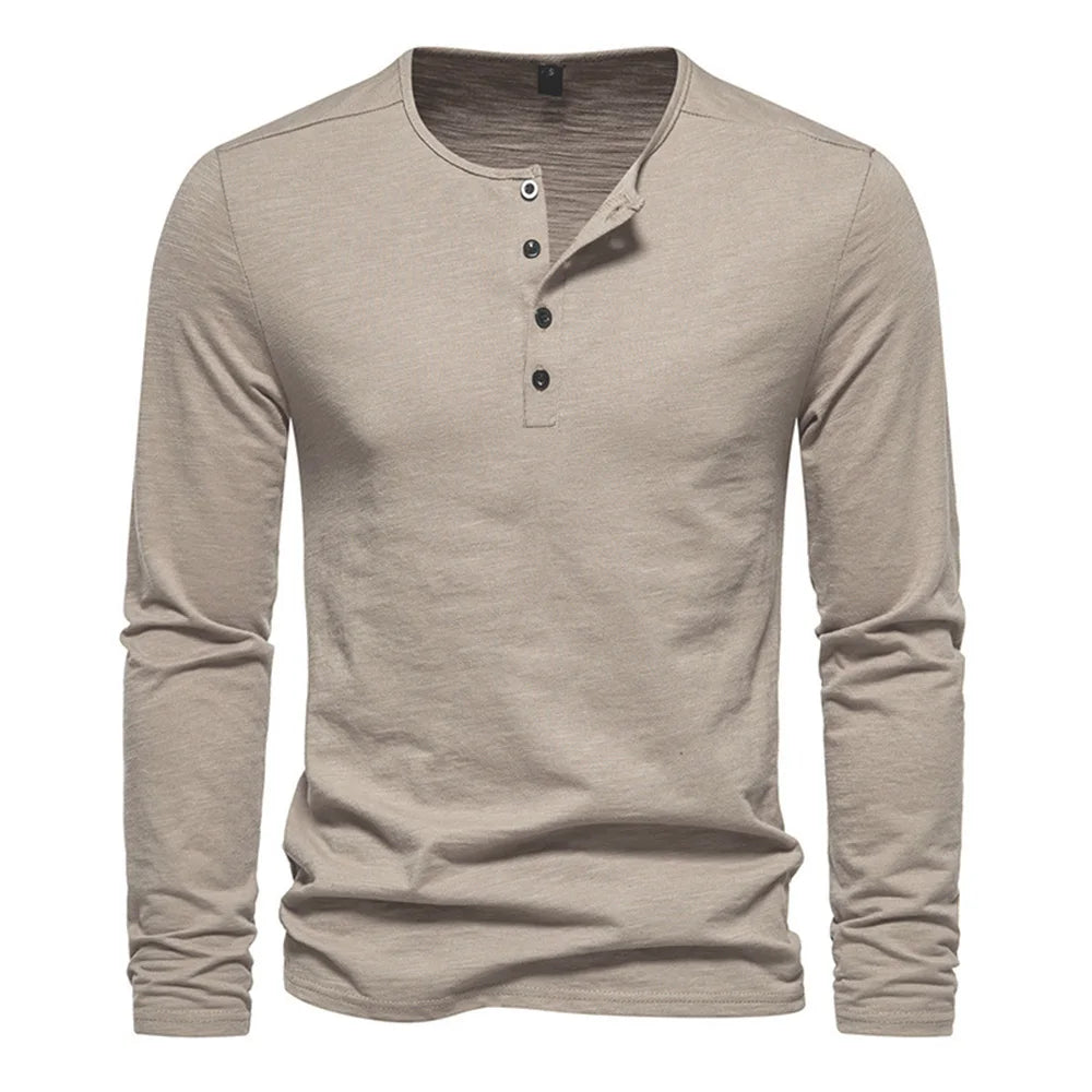 Heren Longsleeve van Katoen – Casual & Comfortabel