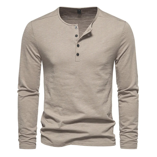Heren Longsleeve van Katoen – Casual & Comfortabel