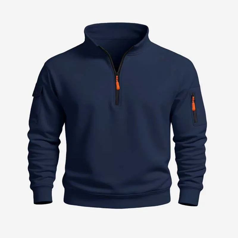 Heren Half-Zip Sweater – Casual Comfort voor Dagelijks Gebruik
