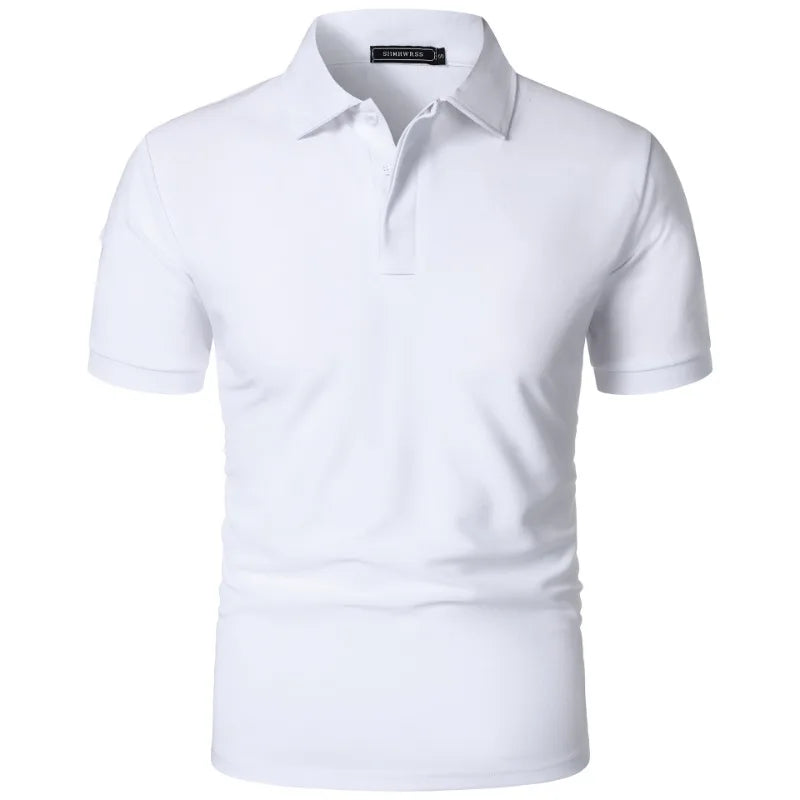 Heren Ademend Sport Polo Shirt – Casual Zomer