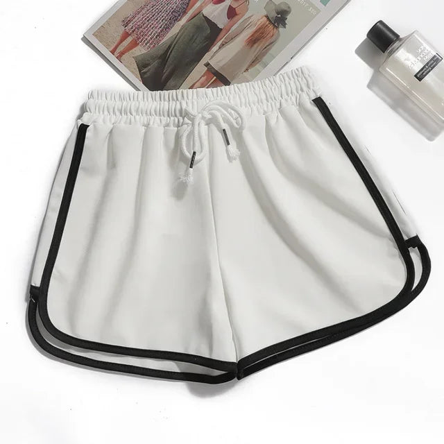 Dames Gestreepte Casual Shorts – Korean Streetwear