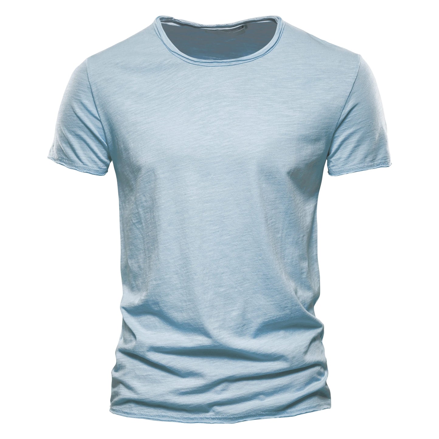 Heren Basic Cotton T-Shirt – Ademend Casual Zomer Shirt