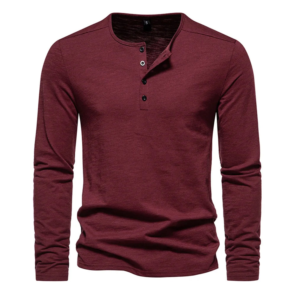 Heren Longsleeve van Katoen – Casual & Comfortabel