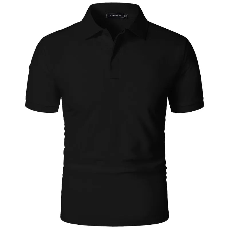 Heren Ademend Sport Polo Shirt – Casual Zomer