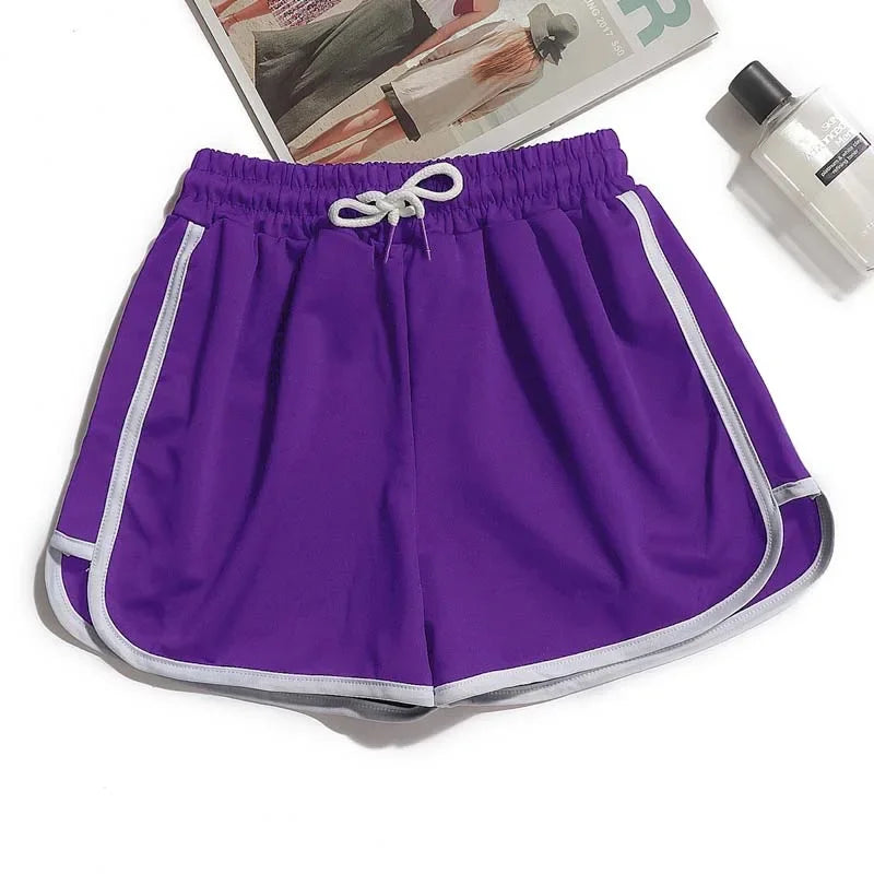Dames Gestreepte Casual Shorts – Korean Streetwear