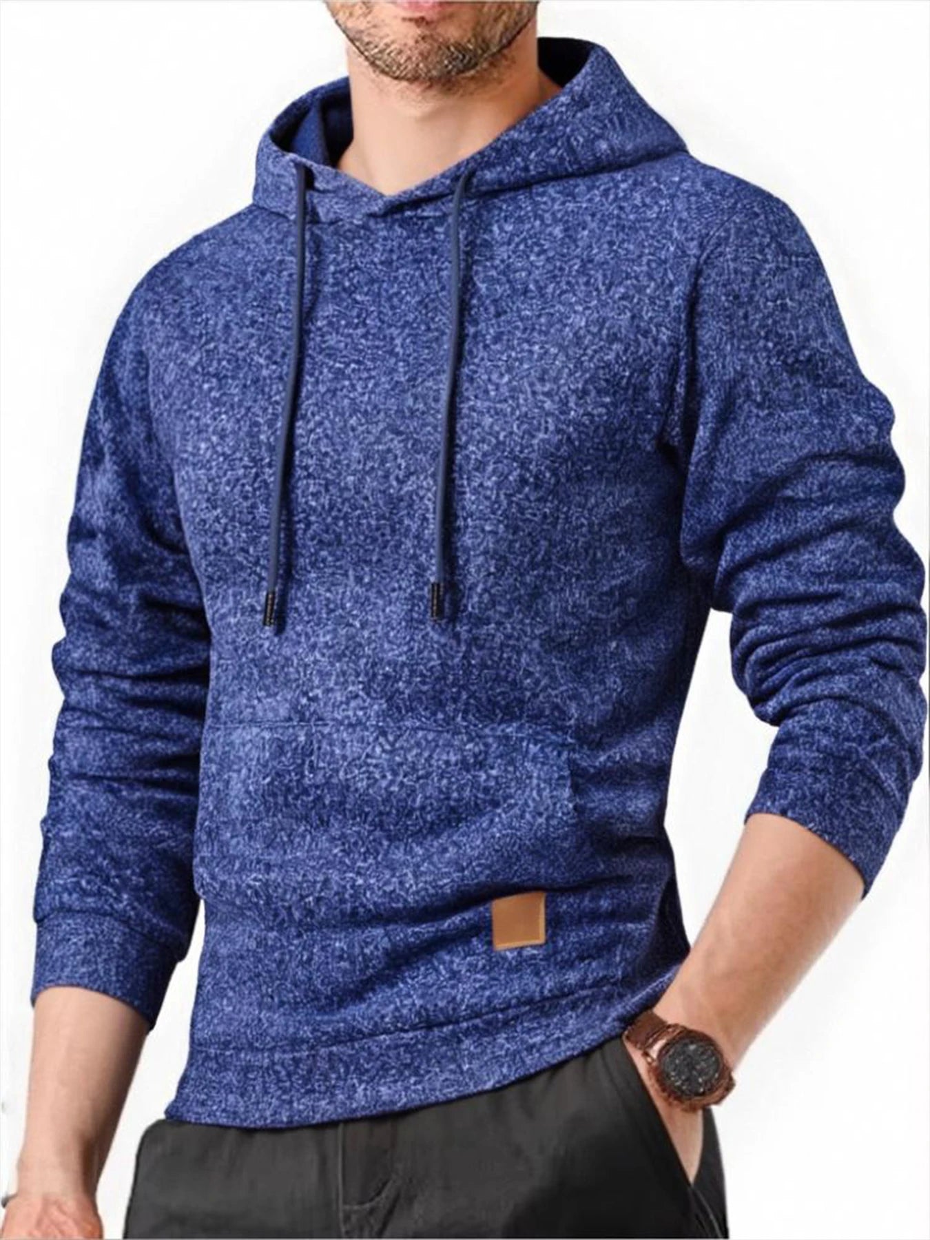 Heren Mouwloze Hoodie – Casual Streetwear