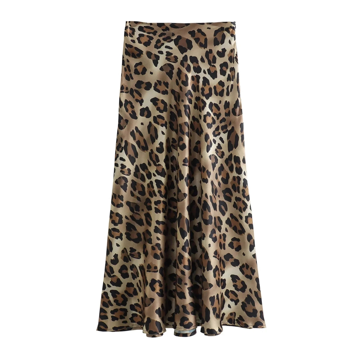 Dames Luipaardprint Rok – Vintage High Waist