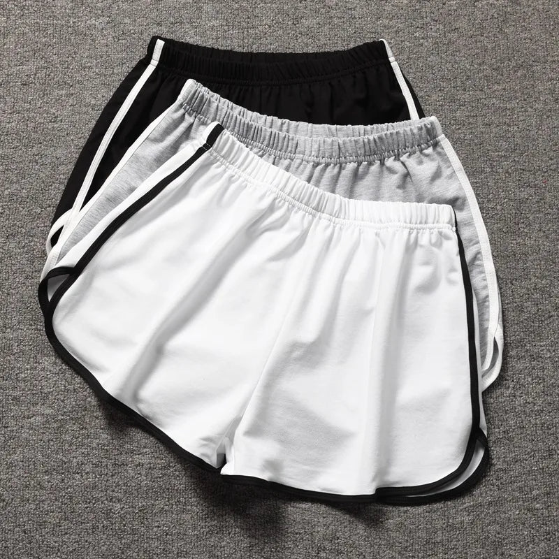Dames Gestreepte Casual Shorts – Korean Streetwear