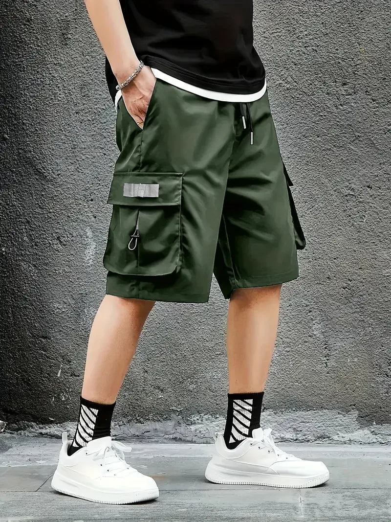 Heren Cargo Shorts met Grote Zakken – Outdoor & Casual