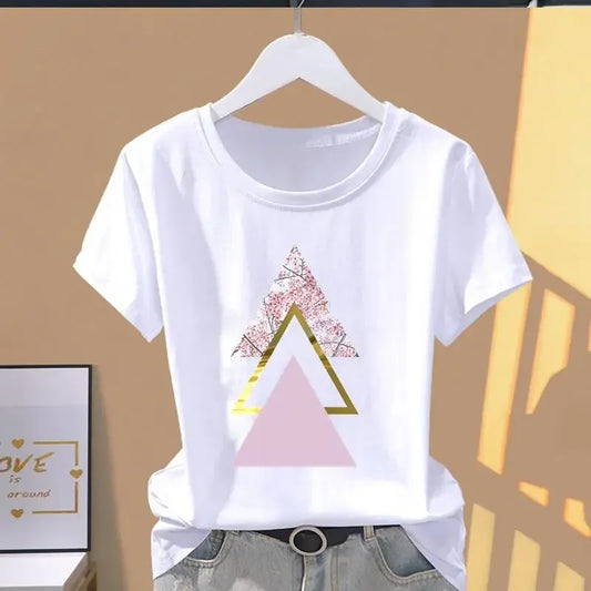 Dames Oversized T-Shirt met Bloemenprint – Casual & Sportief