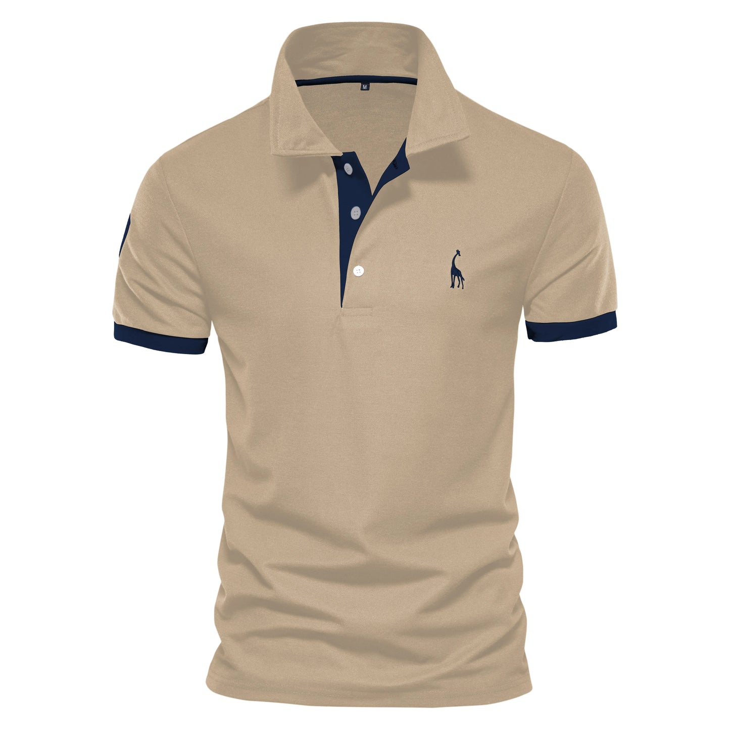 Heren Geborduurd Polo Shirt – Zomer Casual