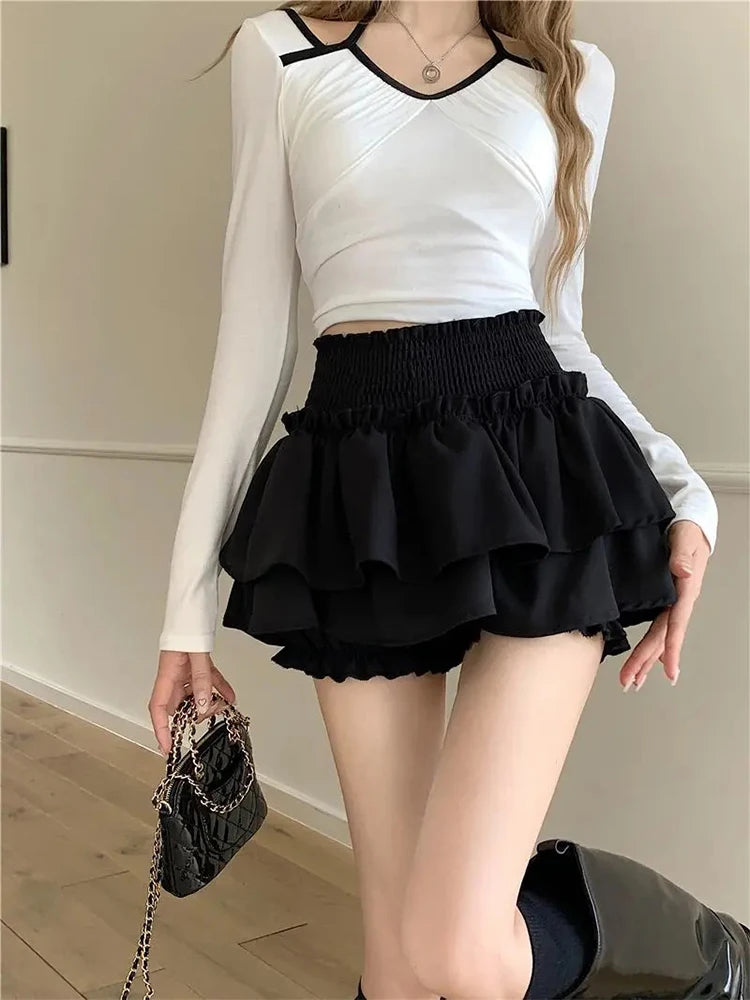 Dames Mini Rok – Schattig Balletcore Design