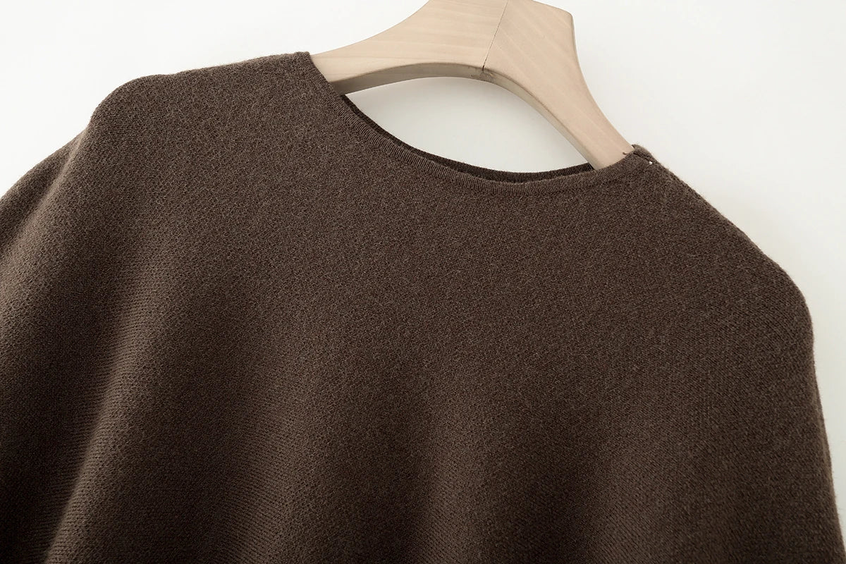 Dames Oversized High Street Trui – Comfortabele Batwing Sweater