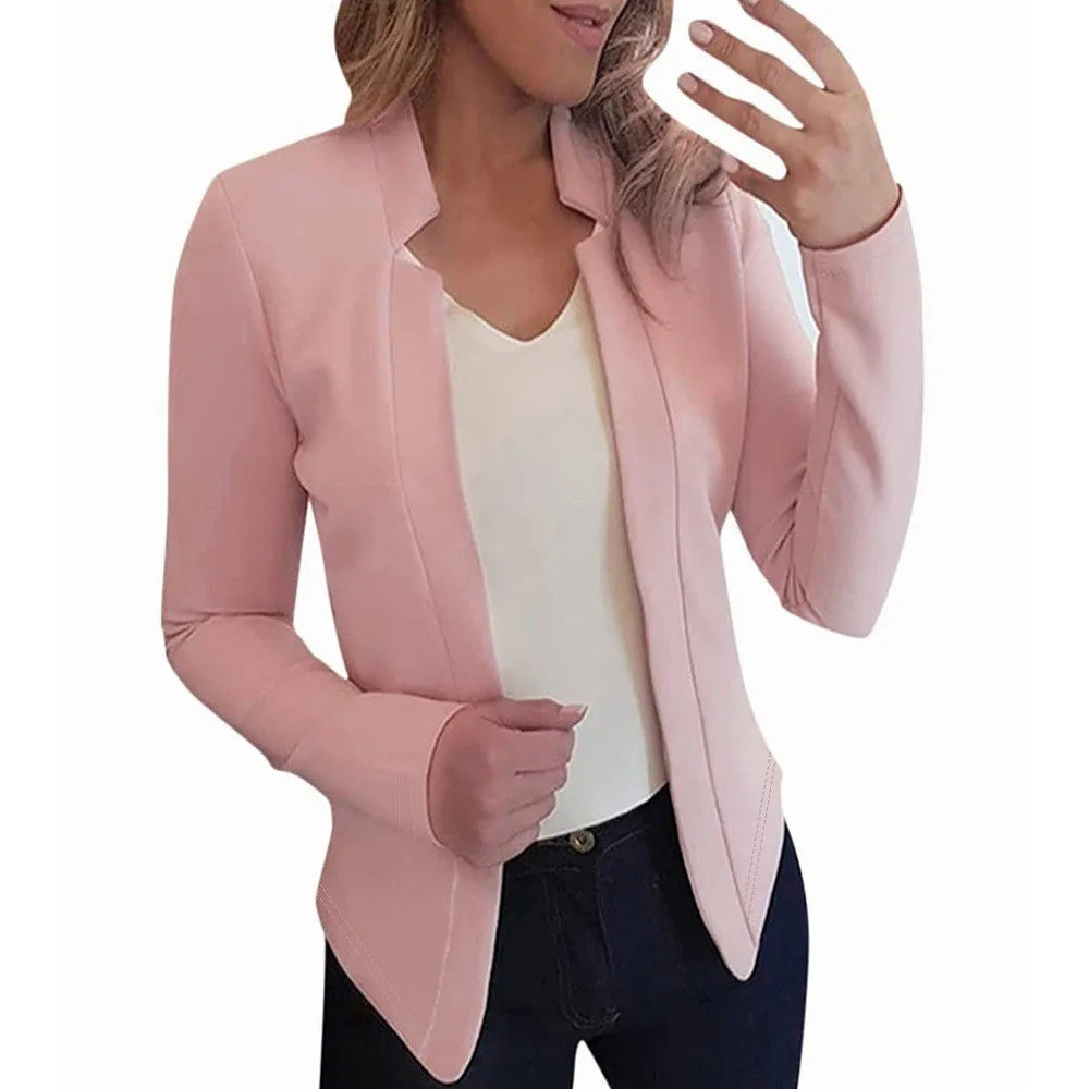 Dunne Dames Blazer – Slim Fit & Elegant (Lente/Zomer)