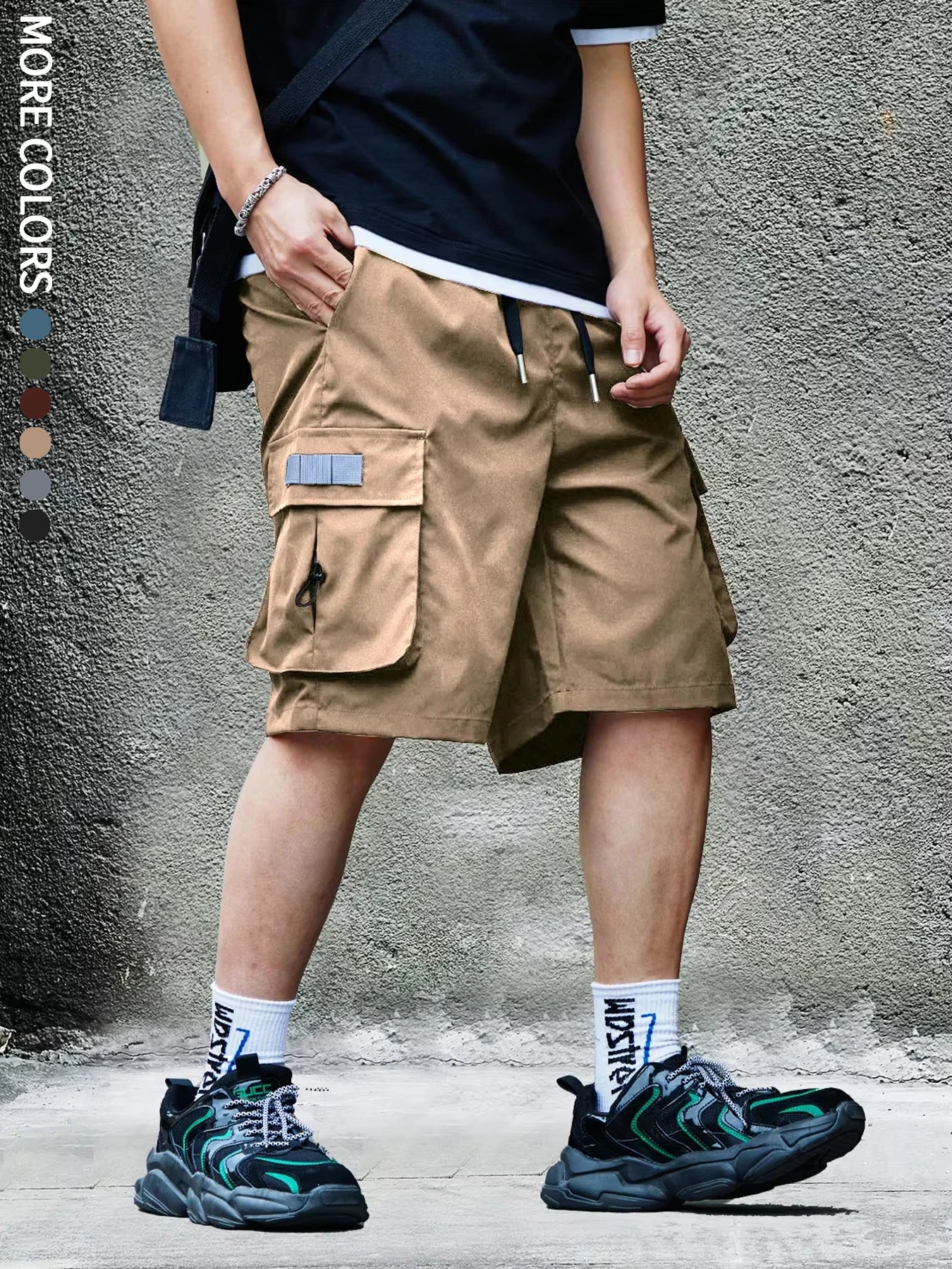 Heren Cargo Shorts met Grote Zakken – Outdoor & Casual