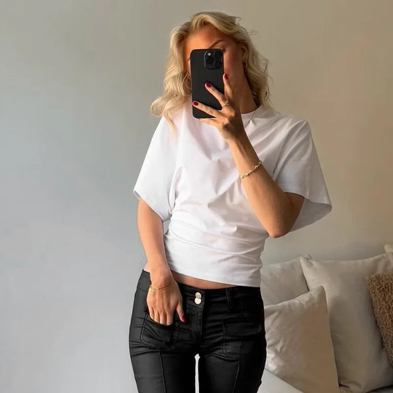 Dames Cropped T-Shirt – Casual Streetwear