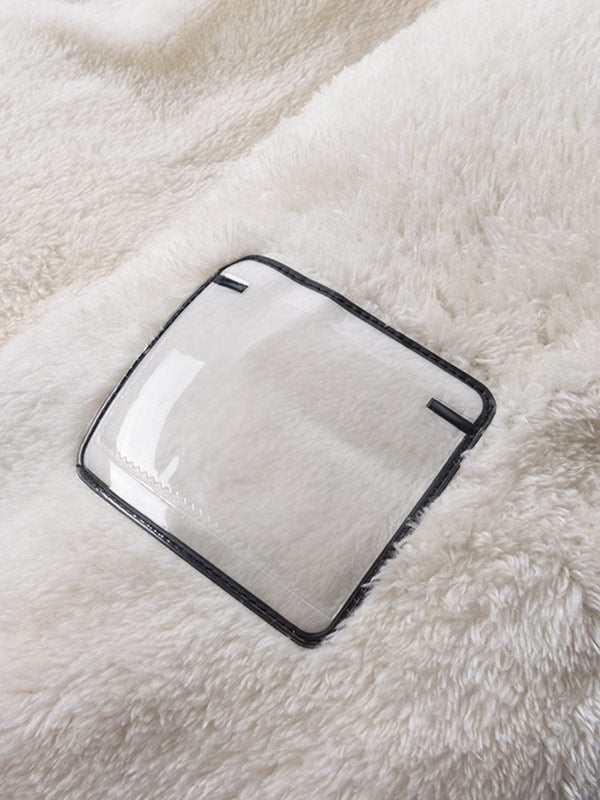 Heren Winddichte Fleece Winterjacke met Hoge Kragen